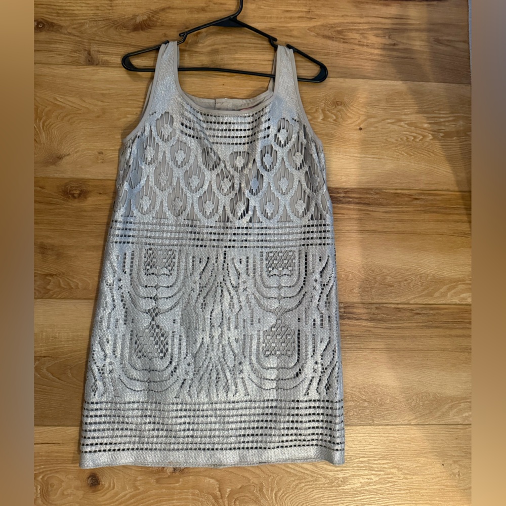 Lilly Pulitzer Silver Mini Dress